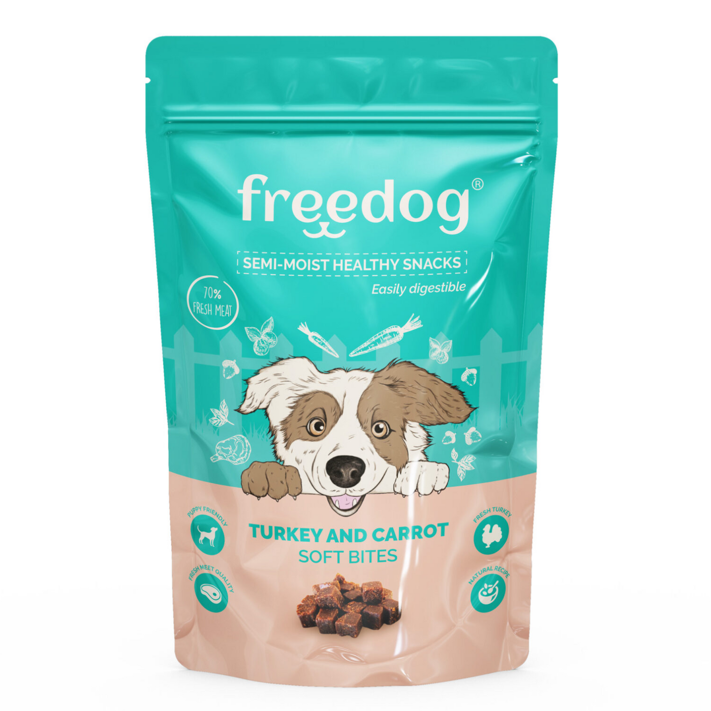 Freedog Soft Bites Snack para Perros Semi-húmedo 100gr