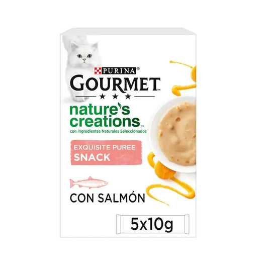 Gourmet Nature'S Creations Pure Salmón&Zanahoria 5X10G