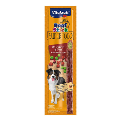 Vitakraft Snack Beef Stick para Perros Superfood 25gr