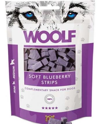 WOOLF SNACK PERRO 100G. TIRAS POLLO Y ARANDANOS