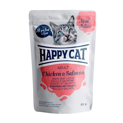 Happy Cat Adult Carne en salsa sobre 85g.