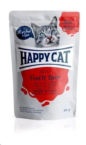 Happy Cat Adult Carne en salsa sobre 85g.