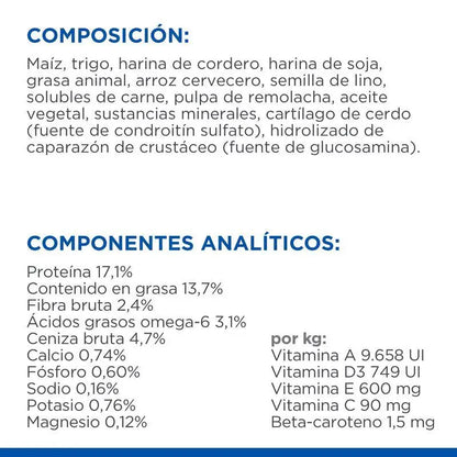 HILL'S SP CANINE MATURE 7+ CORDERO Y ARROZ 14KG