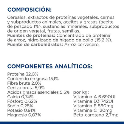 HILL'S FELINE Z/D 1.5KG (hipersensibilidad alimentaria)