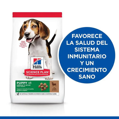 Hill's SP Canine Puppy Medium Cordero & Arroz 2.5kg