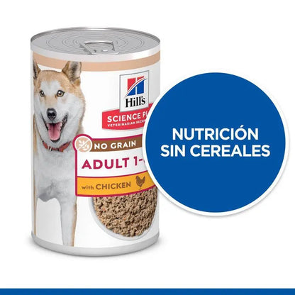 Hill's SP Canine Adult No Grain Pollo 363g lata