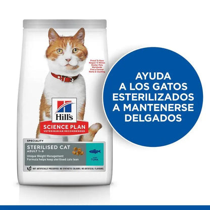 Hill's Feline Young Adult Sterilised Cat Atún 7kg