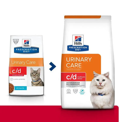 HILL'S FELINE C/D URINARY STRESS PESCADO AZUL 3KG