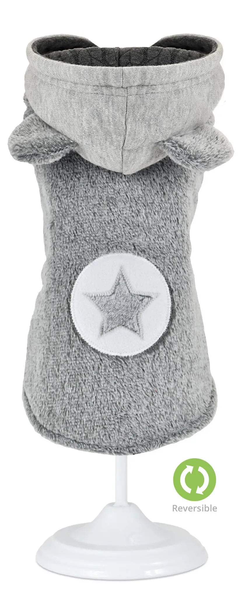 NAYECO SUDADERA REVERSIBLE CON CAPUCHA TEDDY STAR 35CM