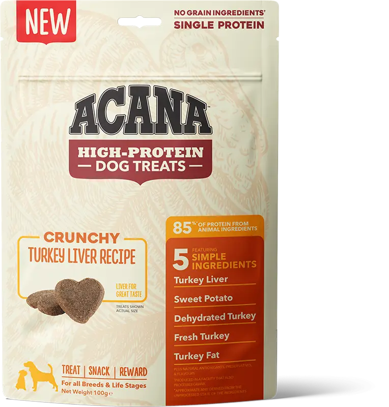 ACANA DOG TREATS TURKEY 100GRS