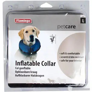 FLAMINGO COLLAR INFLABLE PERRO