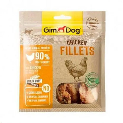 GIMDOG SNACK FILLETS 60GR