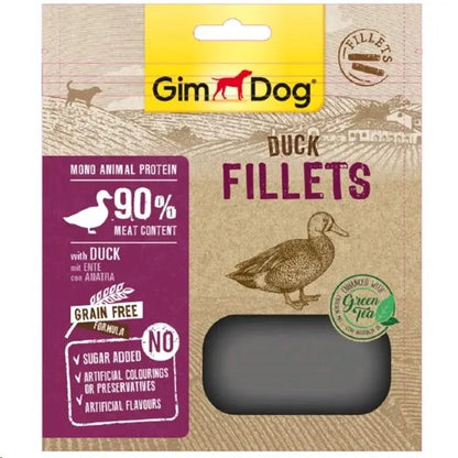 GIMDOG SNACK FILLETS 60GR