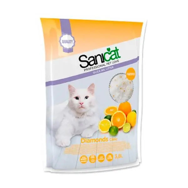 SANICAT PERLITA SILICE PARA GATO CITRICO 5 L.