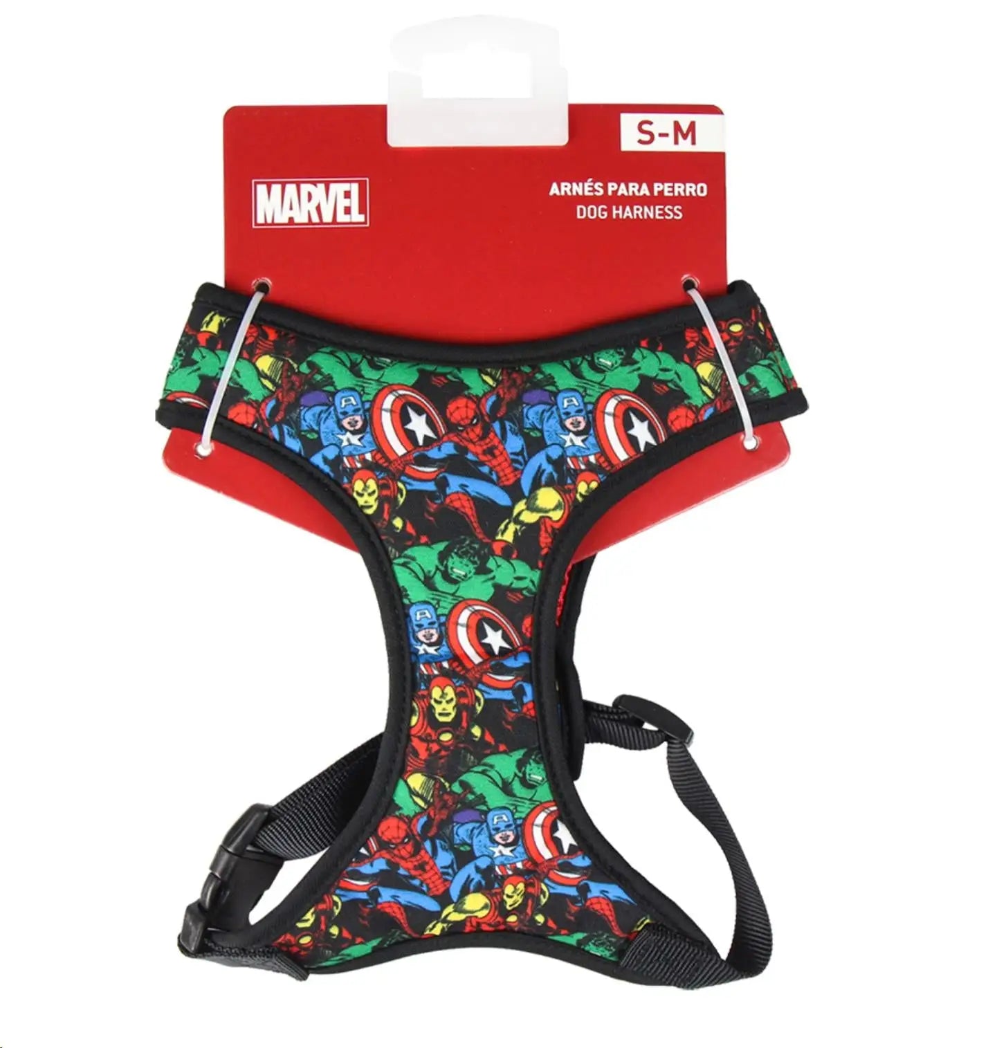 ARNÉS PARA PERROS XS-S MARVEL CUELLO 32CM PECHO 33,5-50CM