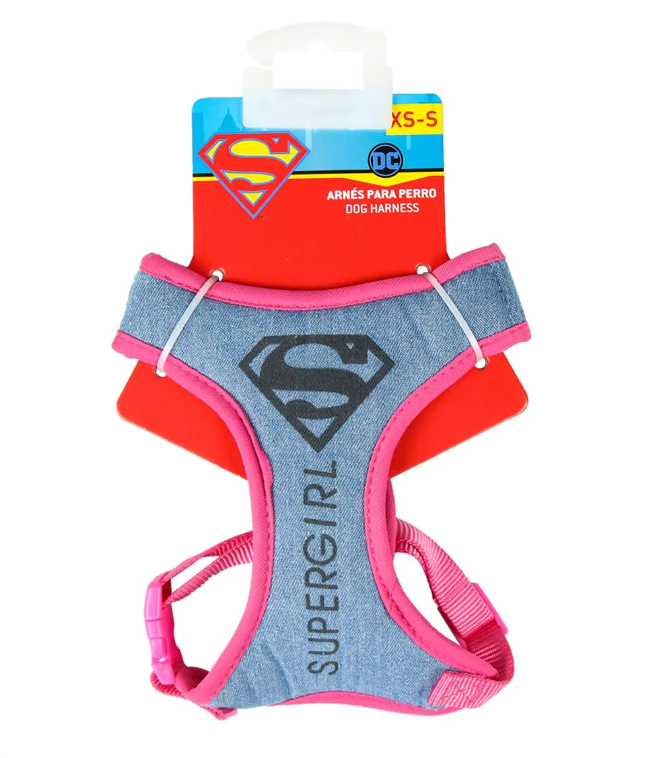 ARNÉS PARA PERROS S-M SUPERGIRL CUELLO 40CM PECHO 40-59CM